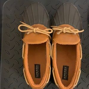 Sperry slip on duck shoe